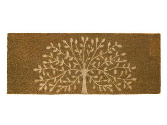 EMBOSSED COIR DOOR MAT (TREE OF LIFE) (18"X46")